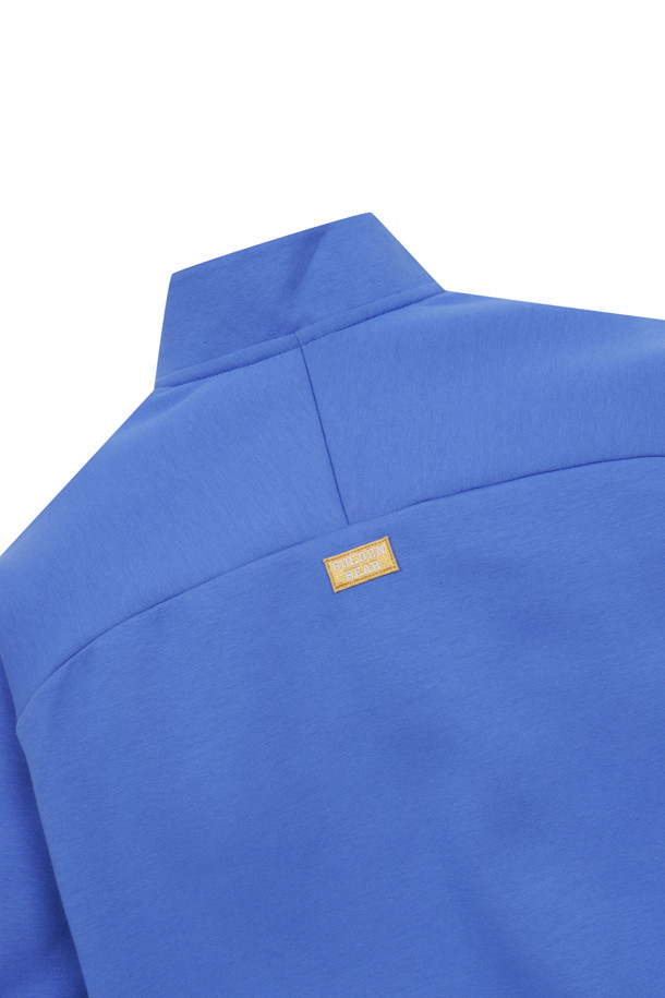 Golden Bear - 스웻셔츠 - (WOMEN) Reglan Sleeve Half Zip-up Sweatshirt(Blue)