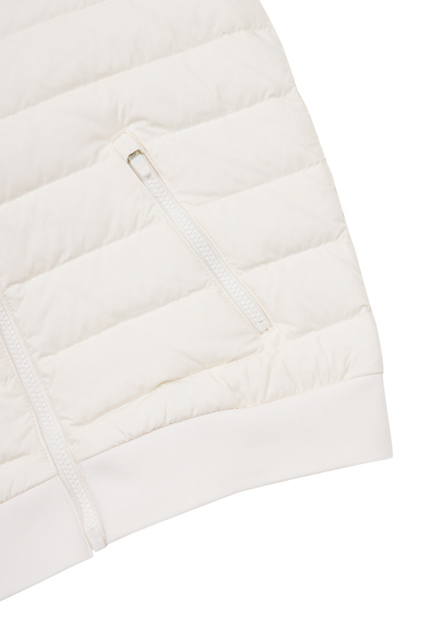 Golden Bear - 점퍼 - (WOMEN) Down Hybrid Full Zip-up(Ivory)