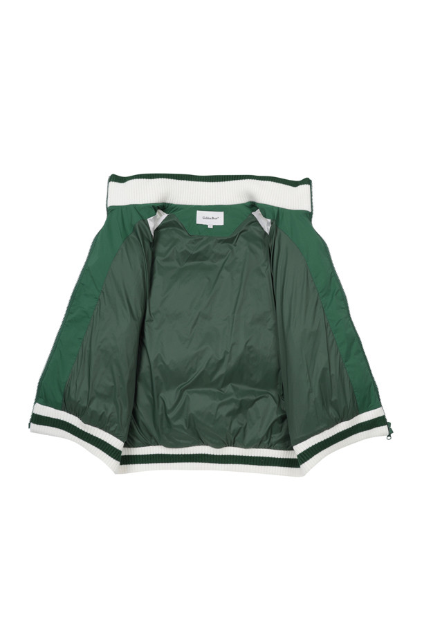 Golden Bear - 블루종/점퍼 - (MEN) Knit Hybrid Full Zip Jumper(Green)