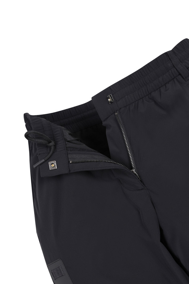 Golden Bear - 롱/미디팬츠 - (WOMEN) Bonding Semi Jogger Pants(Black)					