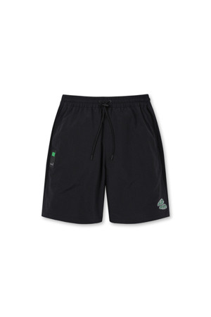 [Unisex] Footprint Logo Seersucker Shorts