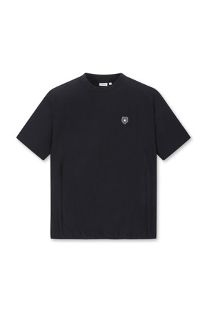 Stretch Woven Crewneck  T-shirt