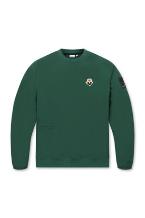 (MEN) Stretch Woven Crewneck Sweatshirt