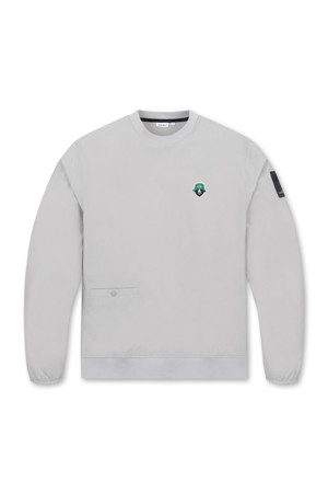 (MEN) Stretch Woven Crewneck Sweatshirt