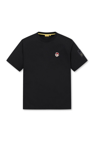 (UNI) V Bear Graphic T-shirt(Black)