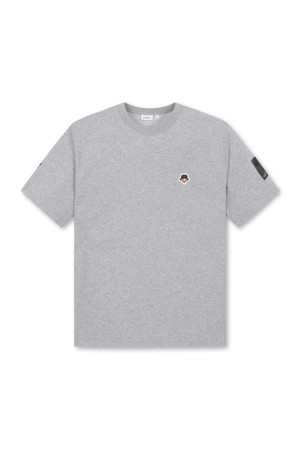 (MEN) PAR3 Graphic printed Crewneck T-shirt(Grey)