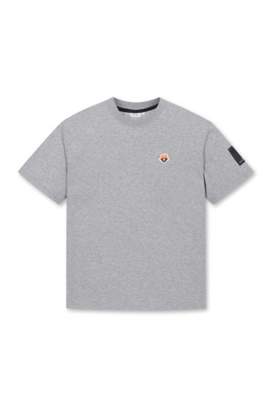 (MEN) PAR4 Graphic printed Crewneck Short Sleeves(Grey)