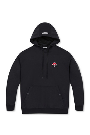 (MEN) Arch Logo Hoody(Black)