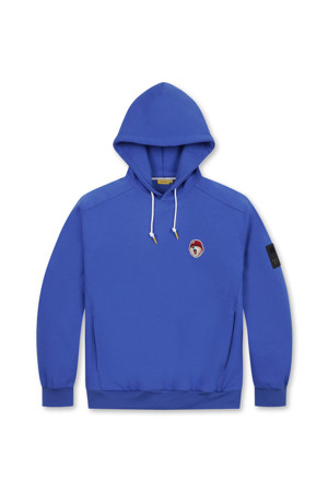 (UNI) V Bear Graphic Hoody(Blue)