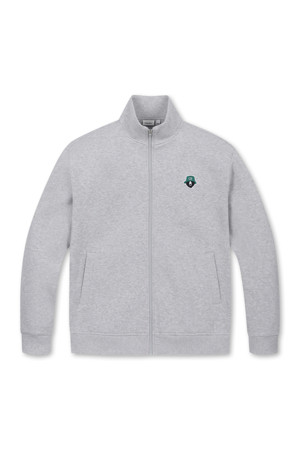 (MEN) Hexa Pique Full Zip Jumper(Grey)