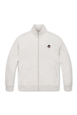 (MEN) Hexa Pique Full Zip Jumper(Ivory)