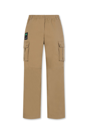 Cargo Pocket Straight-fit Pants (for Women)