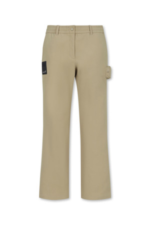 (WOMEN) Zipper Cargo Pants(Beige)