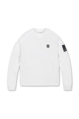 (WOMEN) Padded Pocket SweatShirt(Ivory)