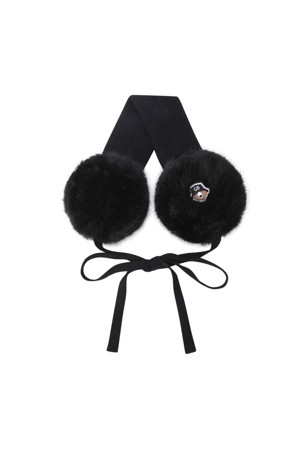 (WOMEN) Eco-fur EarFlap Warmer(Black)