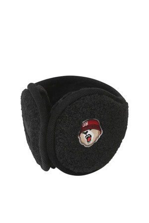 (UNI) Fleece V Bear Ear Warmer(Black)