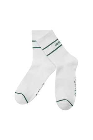 (UNI) Jacquard Graphic Mid-Length Socks