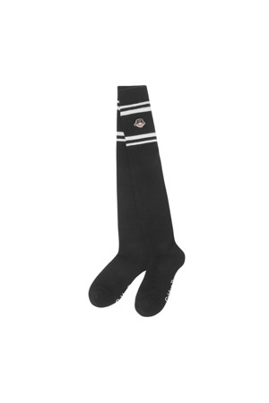 (WOMEN) Wool Blended Knee-High(Black)