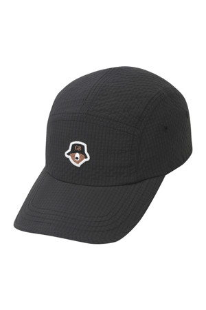 Seersucker Camp Cap