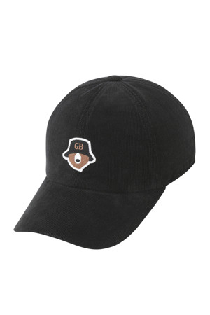 (UNI) Corduroy Essential Ballcap(Black)