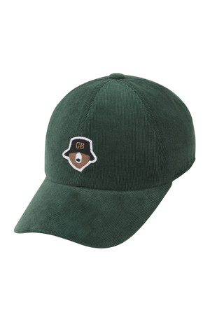 (UNI) Corduroy Essential Ballcap(Green)