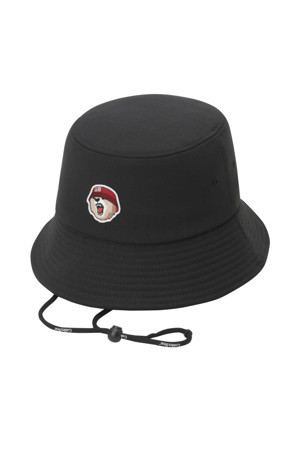 (UNI) Essential V Bear BucketHat(Black)