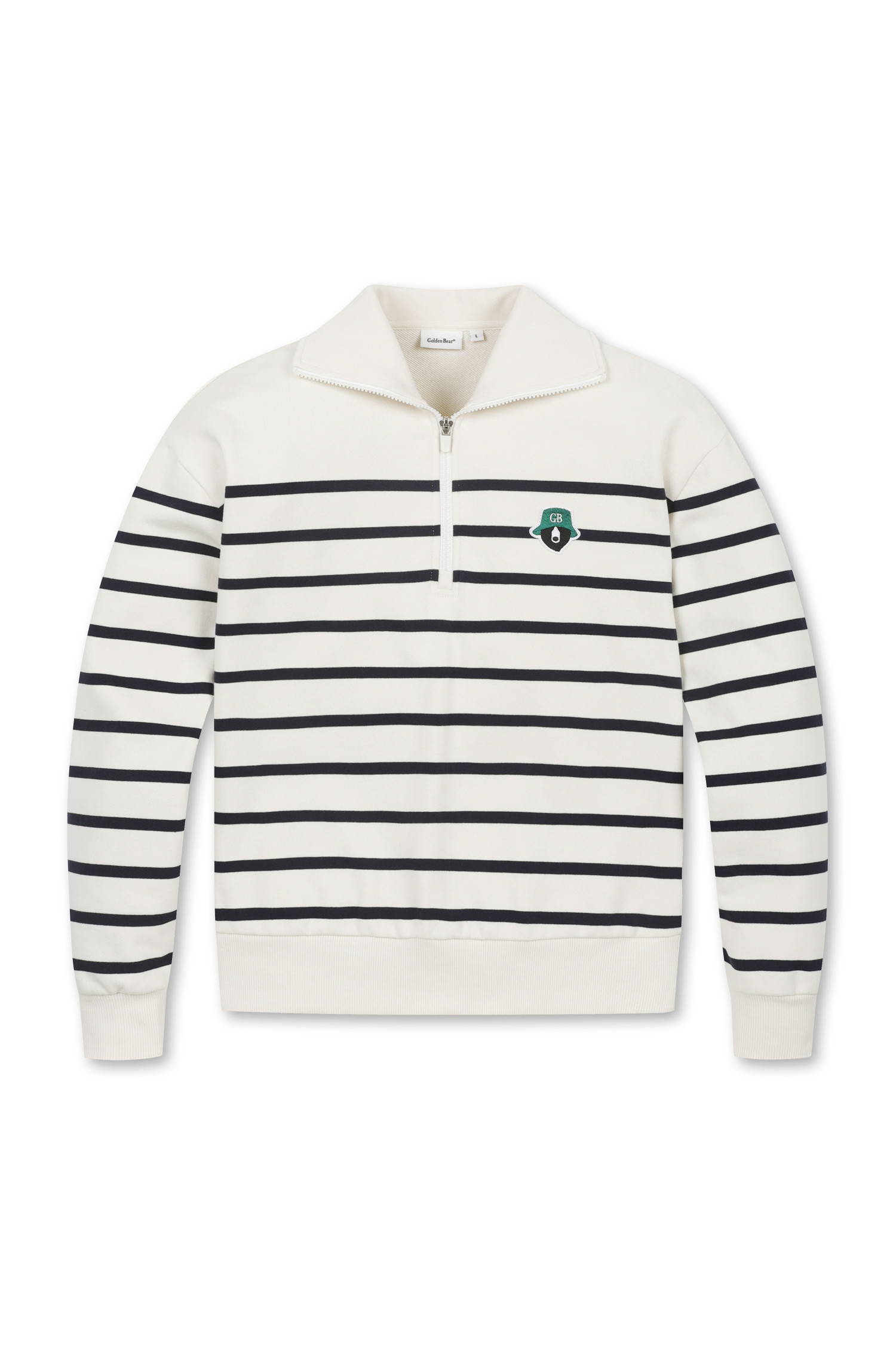 【GOLDEN BEAR】Victory Bear Woven Graphic Sweatshirt /追跡付 Victory Bear Woven Graphic Sweatshirt_Golden Bear - 코오롱몰
