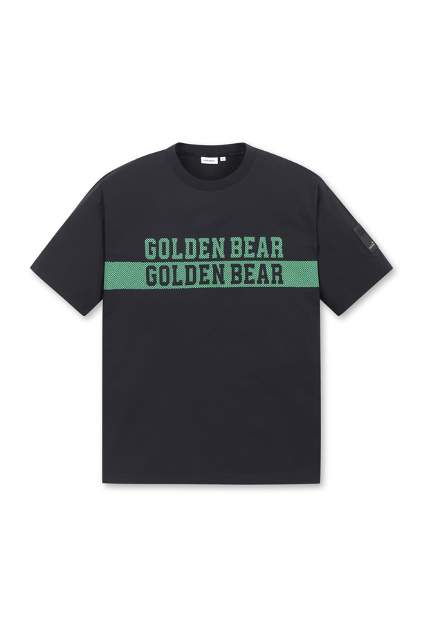 Golden Bear - 반팔티셔츠 - Chest Border Line Crewneck T-shirt				 					 					