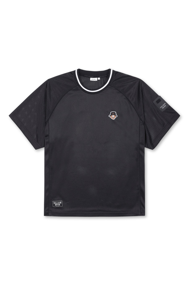 Golden Bear - 반팔 상의 - (UNI) Printed Back Mesh V-Neck Jersey