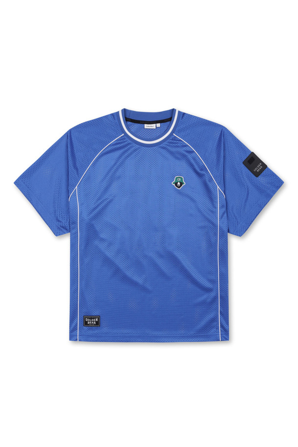 Golden Bear - 반팔 상의 - (UNI) Printed Back Mesh V-Neck Jersey					 					 					