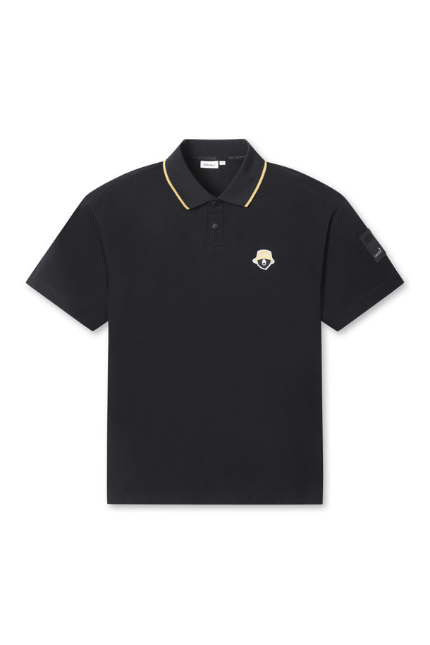 Golden Bear - 반팔티셔츠 - Essential Collar Pique T-shirt				 					 					