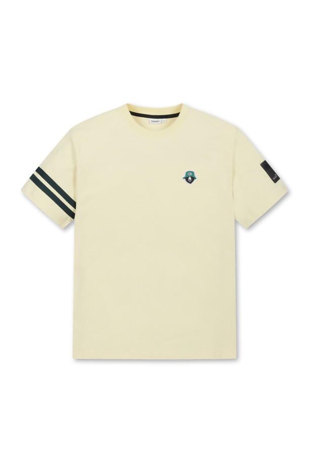 Golden Bear - 반팔티셔츠 - (UNI) Printed Back Lined Sleeves T-shirt				 					 					