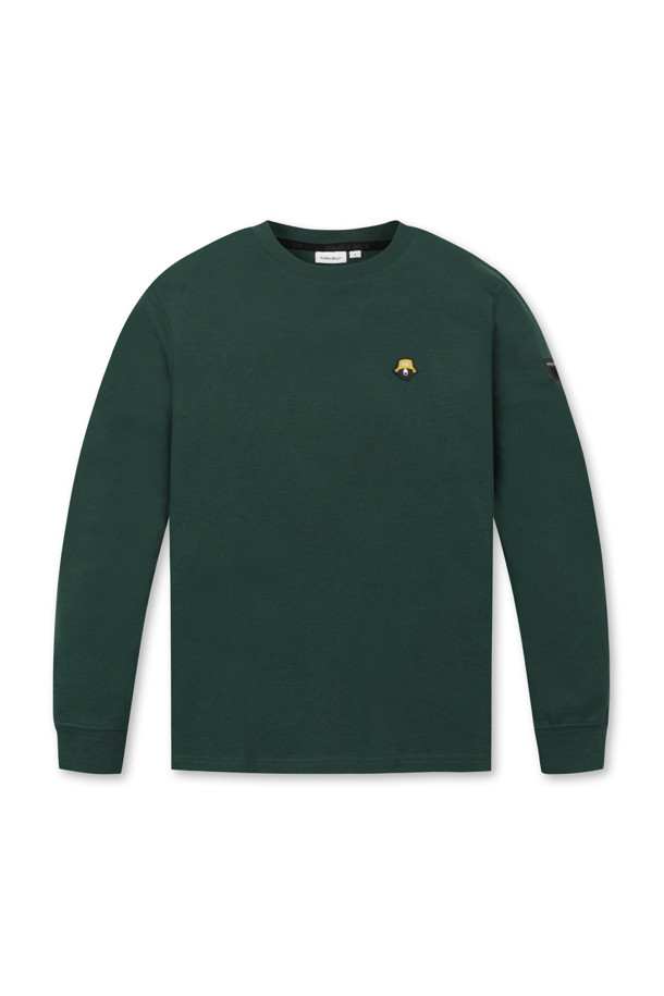 [리오더](U) Essential Color Long Sleeve T-shirt_GREEN-a