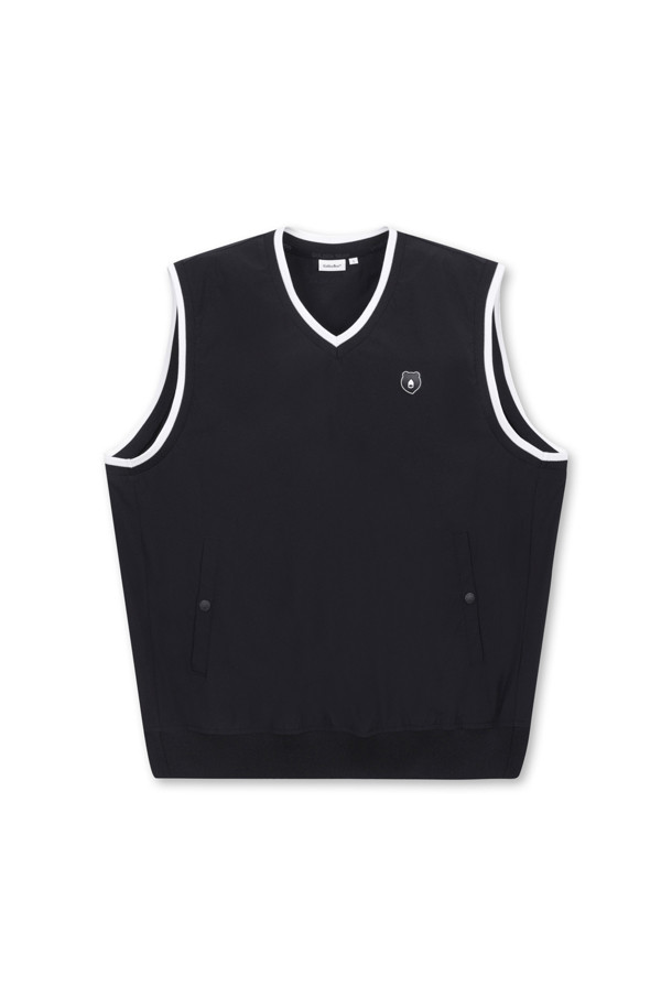 Golden Bear - 베스트 - V Neck Woven Vest