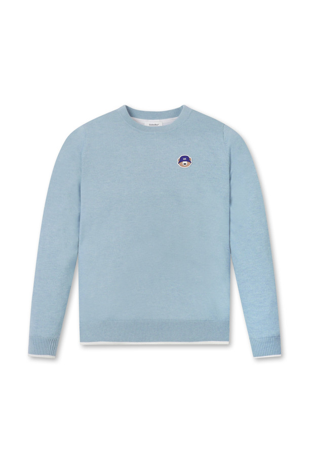 (W) 윈드프루프 라이닝 풀오버 니트는 여성 골프 및 일상 용도로 디자인된 따뜻하고 세련된 상의입니다. 아이보리, 베이지, 블루 3가지 색상으로 출시되었으며, 가을, 겨울 시즌에 적합합니다. 울 소재의 부드러운 터치감과 두꺼운 두께감으로 보온성을 높였으며, 방풍 안감 처리가 되어 있습니다. 등판 자카드 아트웨어, 배색 포인트 디자인, 넥/소매/밑단의 립 조직, 소매 밑단 배색 컬러 포인트, 전면 좌측 가슴 시그니처 자수 등 섬세한 디테일이 돋보입니다. 슬림핏, 데일리핏, 오버핏으로 다양한 스타일 연출이 가능하며, 라운드넥과 긴소매 디자인으로 포근함을 더했습니다.
