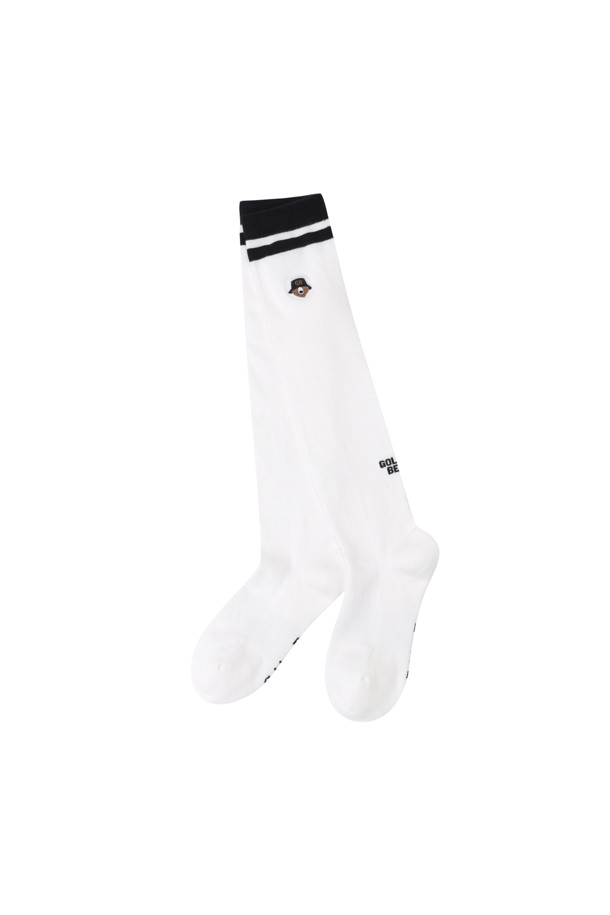 Golden Bear - 양말 - (Women's) Color Tipping Bucket Bear Knee Socks