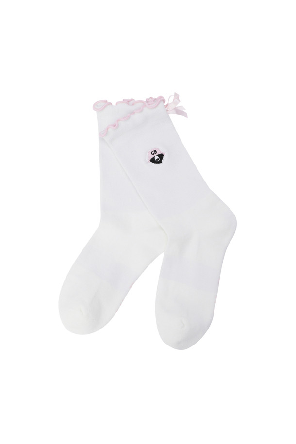 Golden Bear - 양말 - (Women's) Shirring Ribbon tie Socks