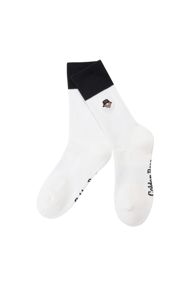 Golden Bear - 양말 - (WOMEN) ColorBlock Mid Socks