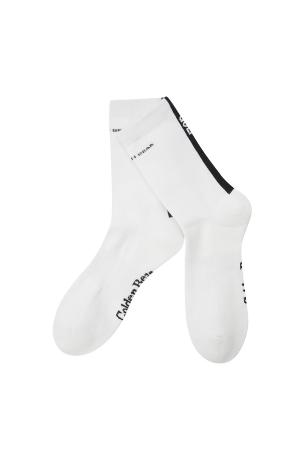 Golden Bear - 양말 - Back line Color Lettering Mid Socks