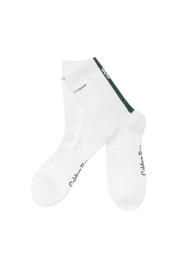 Golden Bear - 양말 - Back line Color Lettering Mid Socks