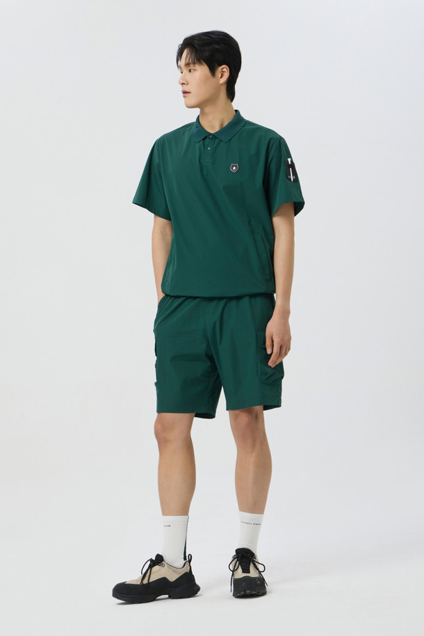 Golden Bear - 하프팬츠 - Stretchable Woven Cargo Shorts