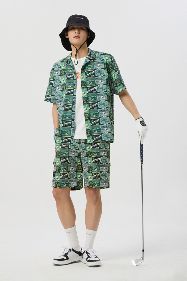 Golden Bear - 하프팬츠 - (UNI) All-Over Printed Shorts					 					 					