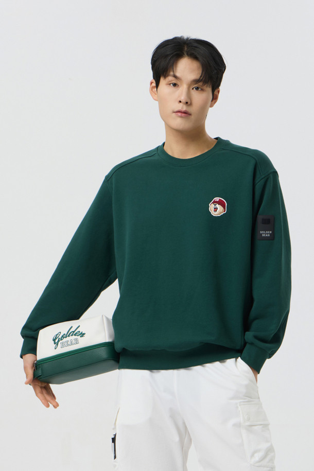 Golden Bear - 스웨트셔츠 - Back Printed Crewneck Pullover					 					 					