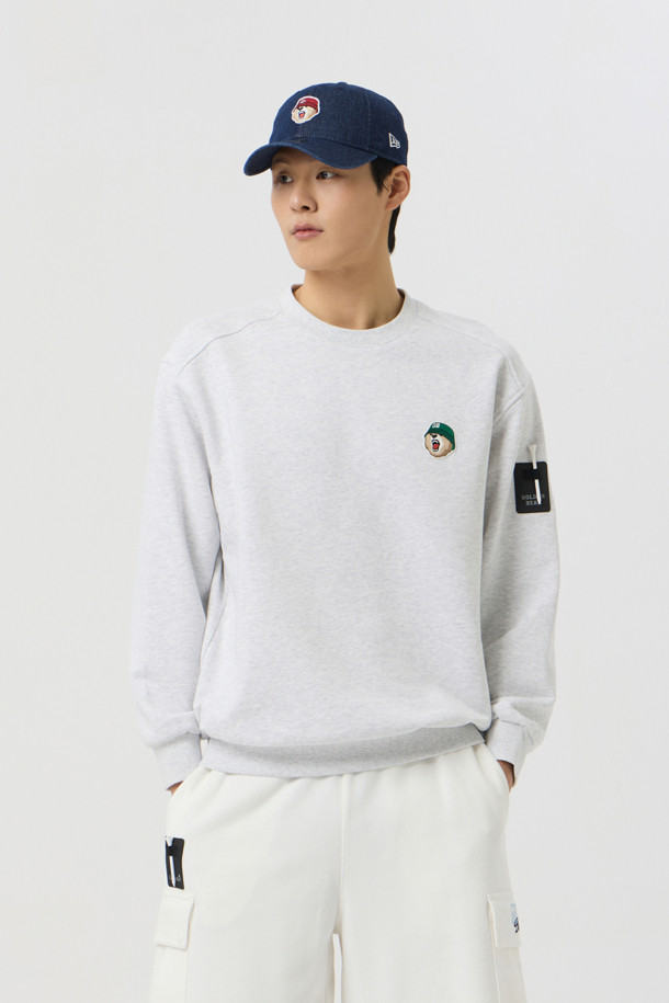 Golden Bear - 스웨트셔츠 - Back Printed Crewneck Pullover					 					 					