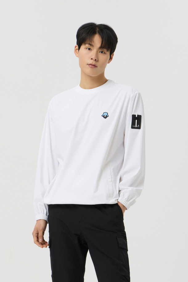 Golden Bear - 긴팔 상의 - Back Logo Woven Sweatshirt