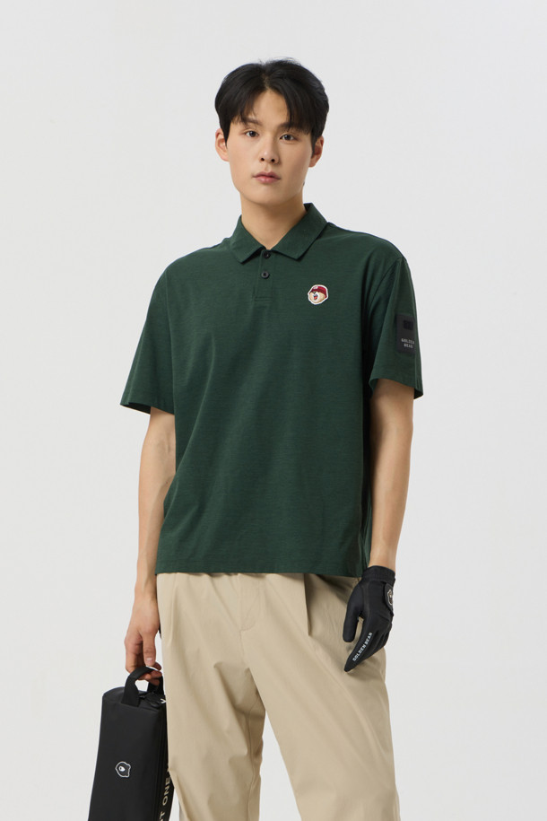 Golden Bear - 반팔티셔츠 - (UNI) SORONA Printed Back Polo T-shirt