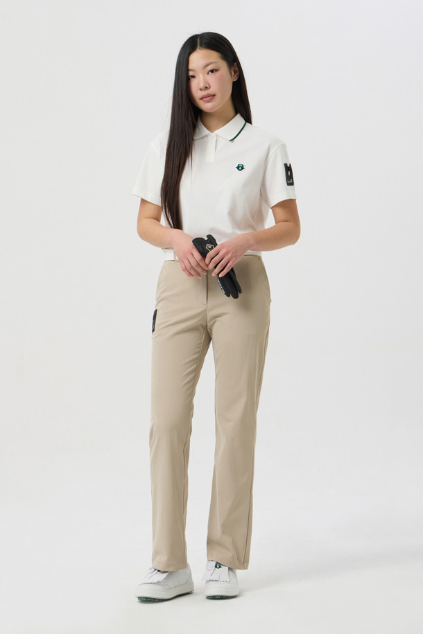 Golden Bear - 롱/미디팬츠 - (WOMEN) Semi-Bootcut Pants