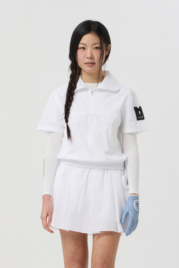 Golden Bear - 반소매 티셔츠 - (WOMEN) Ripstop Short-Sleeve Half-Zip Anorak