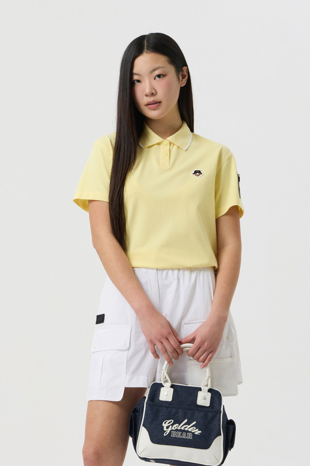 Golden Bear - 반소매 티셔츠 - (WOMEN) Basic Sleeve Polo Shirt					 					 					