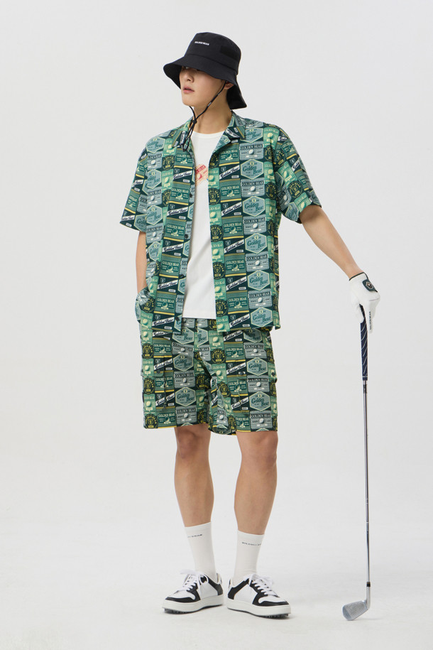 Golden Bear - 하프팬츠 - (UNI) All-Over Printed Shorts					 					 					